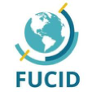 Logo de FUCID avec un globe stylisé en bleu et vert, entouré de flèches jaunes, sur fond blanc.
